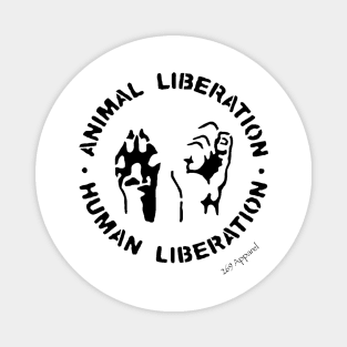 Animal Liberation Human Liberation Magnet